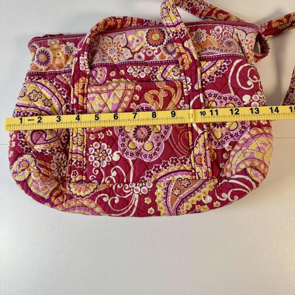 VERA BRADLEY Medium Double Strap Shoulder Bag (RASPBERRY FIZZ) - Picture 5 of 7